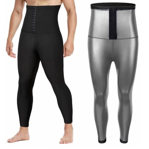 CurvyPower | Be You ! Legging Men's Sweat Sauna Body Shaper Waist Trainer Leggingsbody shaper for men,  man's waist trainer,  men shapewear,  waist trainer legging,  tummy tucker for men,  sweat legging,  sauna leggings,  mens stomach shaper,