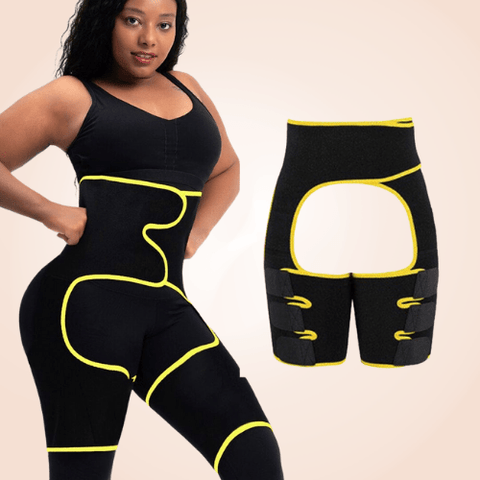 CurvyPower | Be You ! Light Green- XL Neoprene Thigh Waist Trainer Shaper