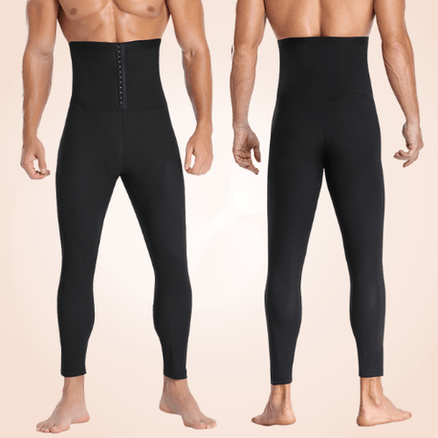 CurvyPower | Be You ! Men High Waist Stomach Legs Thighs Slimming Fat Burning Pants