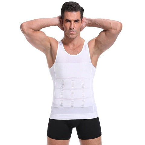 CurvyPower | Be You ! Men Seamless Slimming Abs Compression Body Shaper Corset Vest