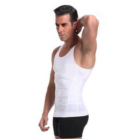 CurvyPower | Be You ! Men Seamless Slimming Abs Compression Body Shaper Corset Vest