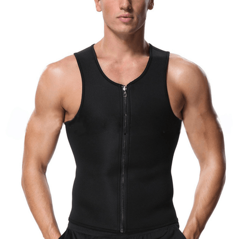CurvyPower | Be You ! Men Seamless Slimming Compression Body Shaper Corset Sauna Suit