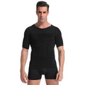 CurvyPower | Be You ! Men Seamless Toning Abs Compression Body Shaper T-Shirt