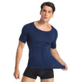 CurvyPower | Be You ! Men Seamless Toning Abs Compression Body Shaper T-Shirt