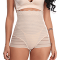 CurvyPower | Be You ! Nude / S Women High-Waist Tummy Control Bands Shaper Panty