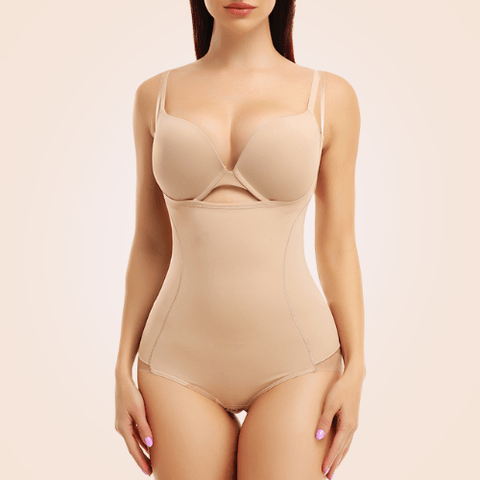 CurvyPower | Be You ! One Piece Waist Sculpting Mesh Underwear Bodyshaper