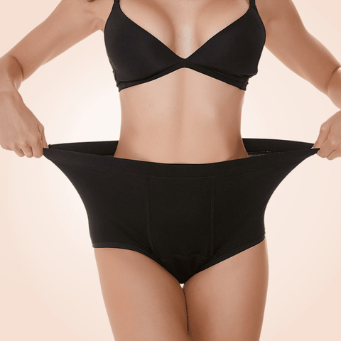 CurvyPower | Be You ! Panty Black Seamless Leak Proof High Waist Panty