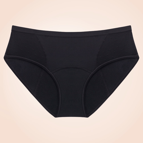 CurvyPower | Be You ! S Leak Proof Four Layer Black Menstrual Panties
