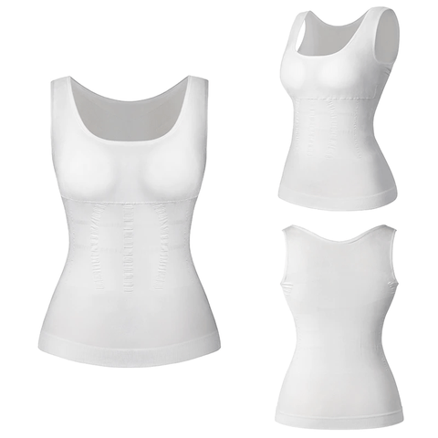 CurvyPower | Be You ! Seamless Firm Control Compression Shapewear Camisole