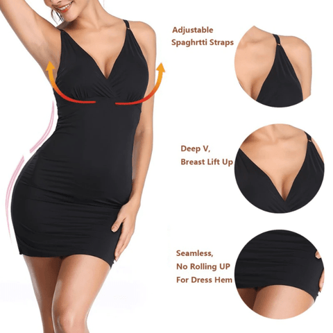 CurvyPower | Be You ! Seamless Full Slip Body Shaper