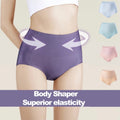 CurvyPower | UK Seamless High Waist Underwear Solid Color Abdomen Hips Fat Burning Body Sculpting