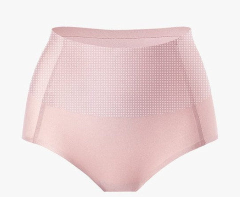 CurvyPower | UK Seamless High Waist Underwear Solid Color Abdomen Hips Fat Burning Body Sculpting