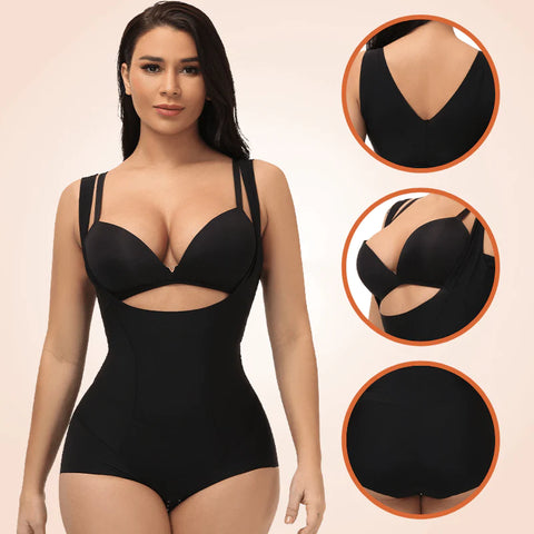 CurvyPower | Be You ! Seamless One-Piece Shapewear Shorts For Women