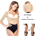 CurvyPower | Be You ! Seamless Upper Arm Shaper Slimmer Humpback Compression Posture Corrector Chest Lifterarm slimming shaper wrap, slimming upper arm shapers, upper body shaper with sleeves, upper arm shaper plus size, arms shaper back support shapewear, upper arm sleeves for weight loss, arm slimmers, arm shaping sleeves, upper arm shaper, arm shaper for weight loss, slimming arm sleeves, toneup arm shaping sleeves,
