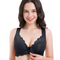 CurvyPower | Be You ! Shapewear Black / M Front Closure Lace Wireless Bra