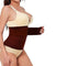 CurvyPower | Be You ! Shapewear Brown Snatch Me Up Bandage Wrap Waist Support