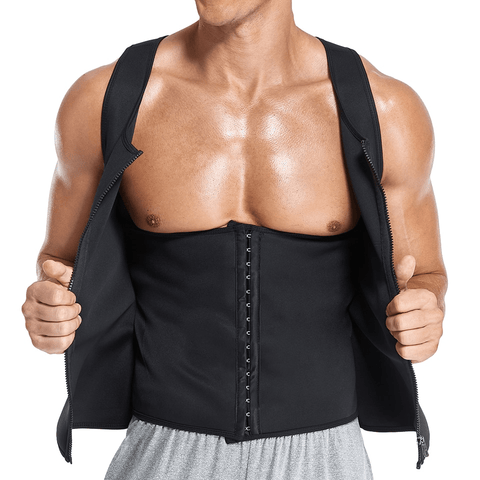 CurvyPower | Be You ! Shapewear Men Sweat Compression Waist Trainer Top Vestmen corset,  sweat vest for men,  men compression top,  body shaper for men,  men shapewear,  mens girdle,  man's waist trainer,