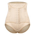 CurvyPower | Be You ! Shapewear Nude / XS Firm Compression Postpartum Shaper Panty with Adjustable Waist Hooks