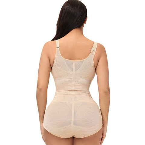 CurvyPower | Be You ! Shapewear Women Bodysuit Sheer Openbust Shaper Thong