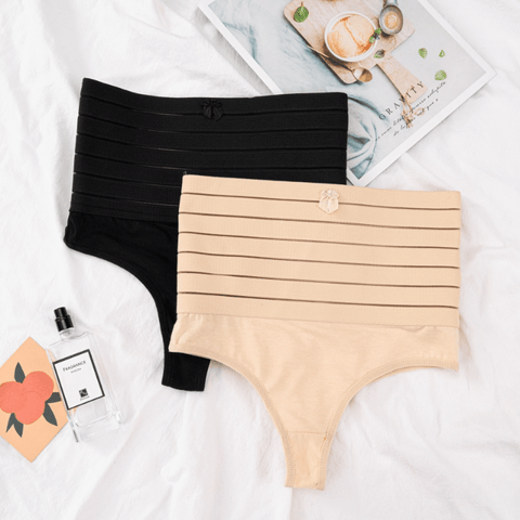 CurvyPower | Be You ! Shapewear Women High Waist Shaping Thong With Waist Bands