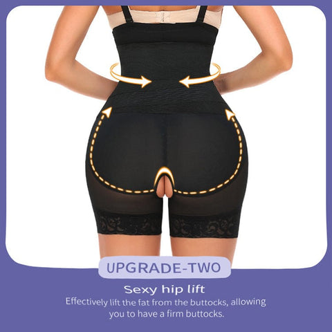 CurvyPower | UK Shapewear Women's Seamless Slimming Bodysuit Shapewear
