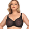 CurvyPower | Be You ! Sheer Mesh Push Up Plus Size Bra