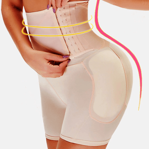 CurvyPower | Be You ! Side Hooks Waist Trainer Hips & Butt Enhancing Shaper short
