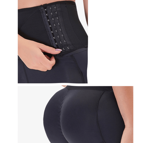 CurvyPower | Be You ! Side Hooks Waist Trainer Hips & Butt Enhancing Shaper short