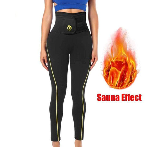 CurvyPower | Be You ! Sports Black High Waisted Gym Sweat Legging For Women
