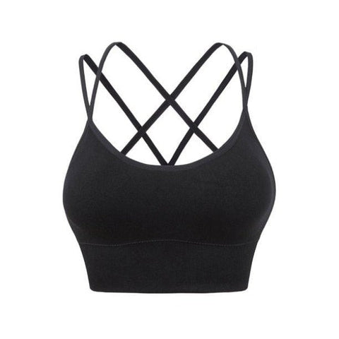 High, Support, Criss-Cross, Criss cross, Sports, Strappy, Bra,