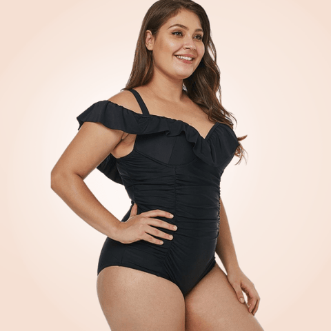 CurvyPower | Be You ! Swimwear Black / M New Women's Wetsuit Conseatie Belly Folds