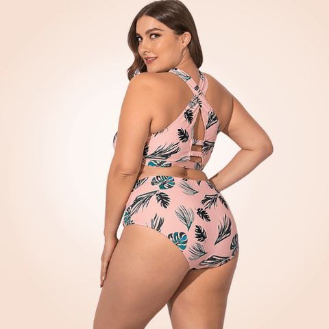 CurvyPower | Be You ! Swimwear Fat Women's Cross Beach Swimwear Bikini