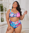 CurvyPower | UK Swimwear Multi / XL Women's Plus Size Bikini Two Piece Swimsuit