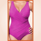 CurvyPower | Be You ! Swimwear Purple / M Sexy Women Plus Size Tummy Control Swimwear