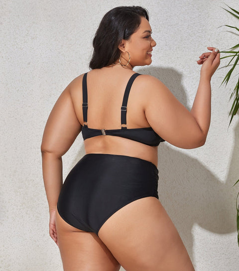 CurvyPower | UK Swimwear Women's Plus Size Bikini Two Piece Swimsuit