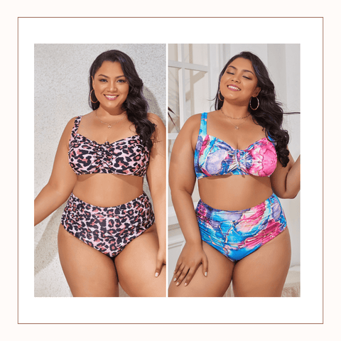CurvyPower | UK Swimwear Women's Plus Size Bikini Two Piece Swimsuit