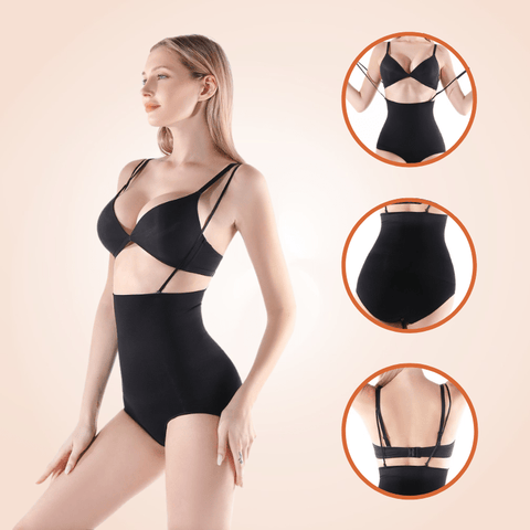 CurvyPower | Be You ! Ultra High Waist Thin Strap Bodysuit