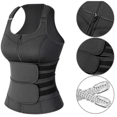 CurvyPower | Be You ! Waist Trainer Shaper Slimming Sauna Sweat Cincher