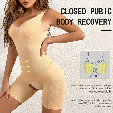 CurvyPower | UK Women's Abdomen and Waist Shapewear Pospartum Bodysuit Corset