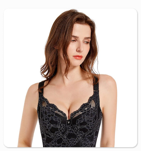 CurvyPower | UK Women's Anti Sagging Push Up Lace Bra