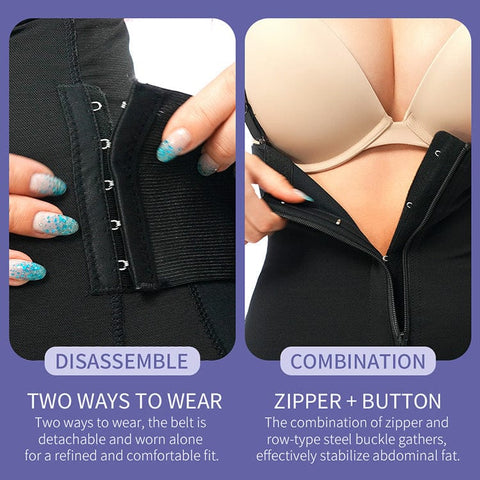 CurvyPower | UK Women's Seamless Slimming Bodysuit Shapewear
